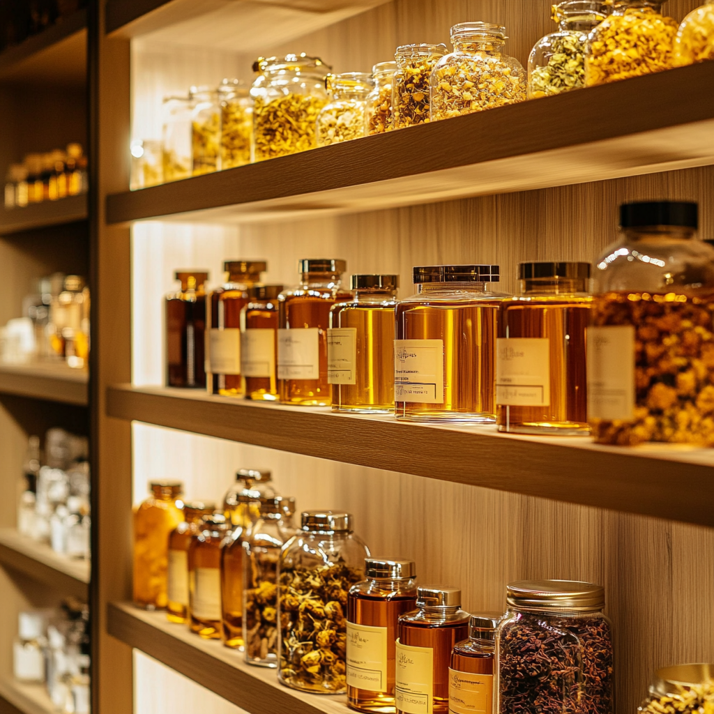 Emmir Milano perfume shelf